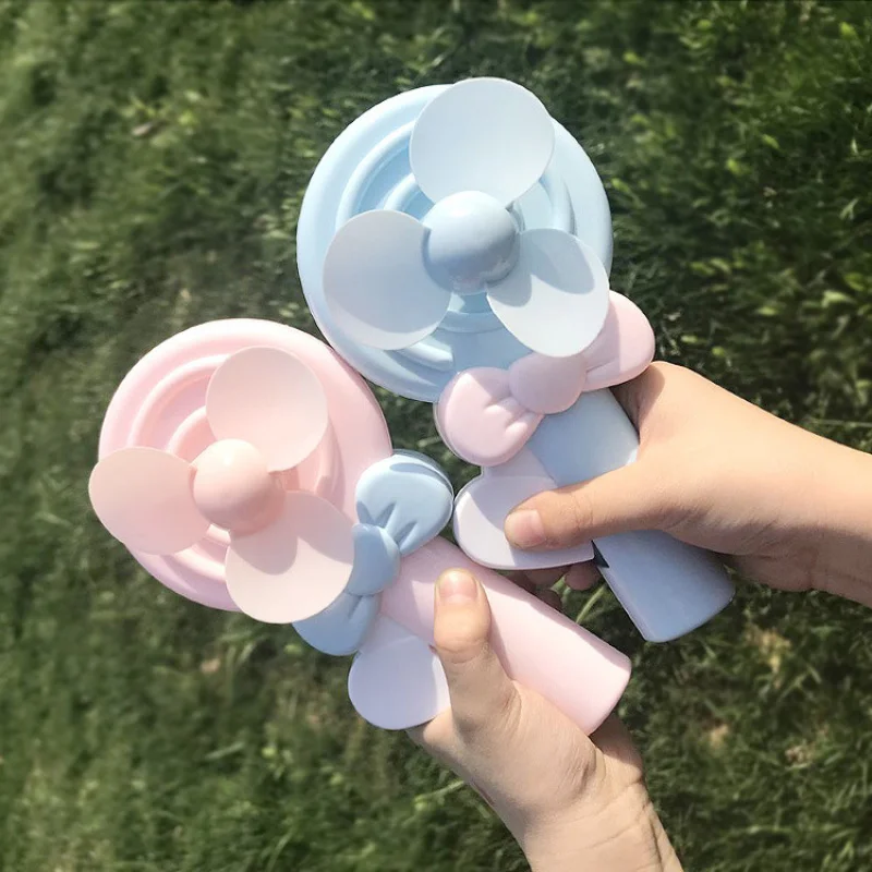 

Cartoon Lollipop Handheld Children's Small Fan Handheld Pressure Fun Fan Advertisement Plus