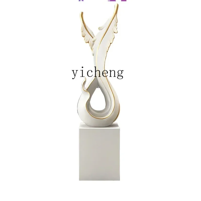 

XL Nordic living room large floor ornament home jewelry light luxury handicraft sculpture