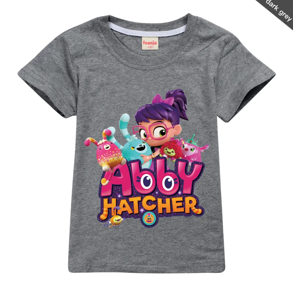 소년 소녀 Abby Hatcher 3D 인쇄 T 셔츠 어린이 만화 Tshirts 어린이 애니메이션 T-셔츠 여름 유아 티셔츠 Camiseta Infantil