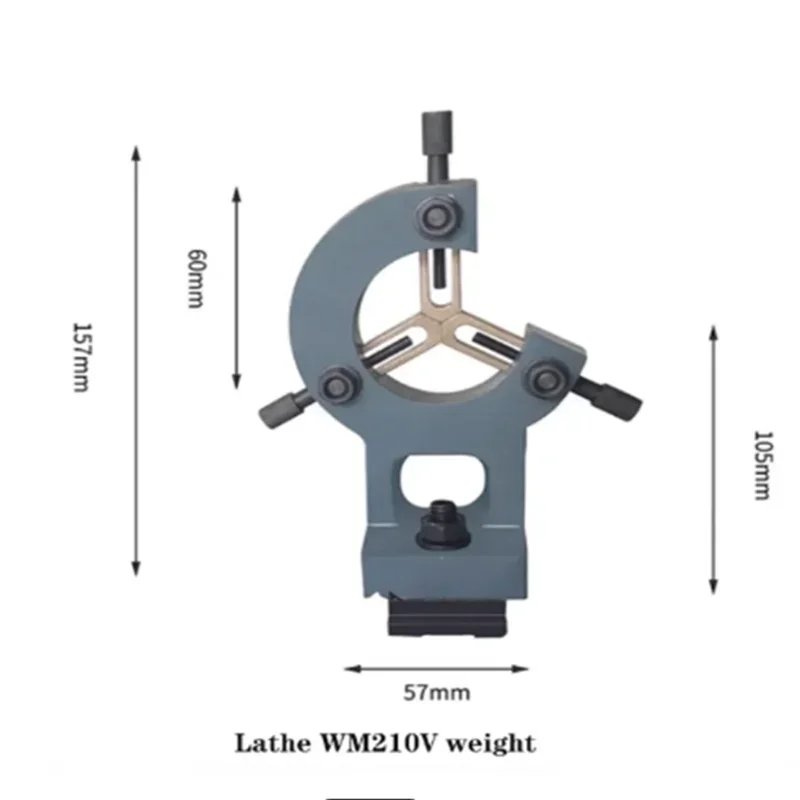 WM180V WM210V Mini Lathe Center Frame Tool Holder Household Stable Woodworking Metal Lathe Bracket Accessories Tool