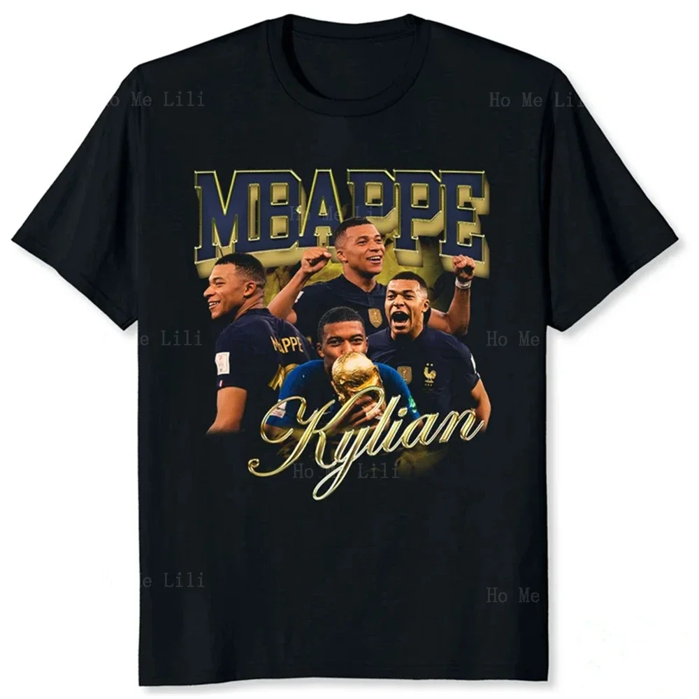 Kylian Mbappe Vintage Oversized Custom T-Shirt