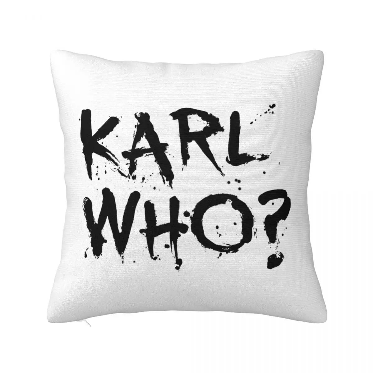 Funny Karl Who Pillow Cases Slogan Cushion Covers Novelty Zippered Decor Pillowcover for Home 18