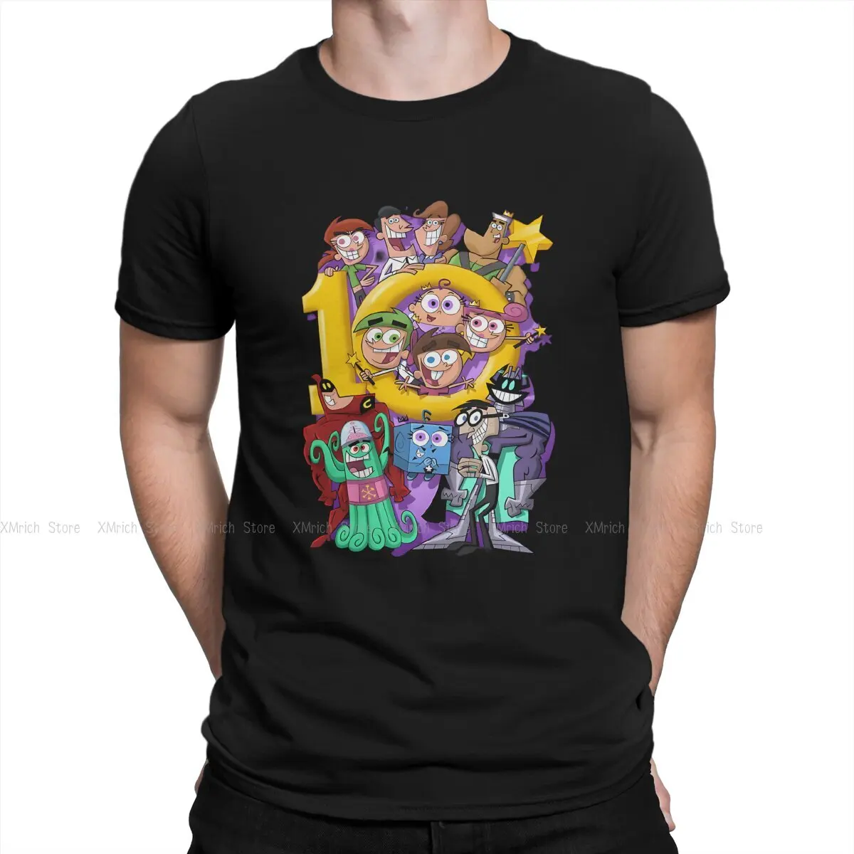 The Fairly Oddparents Man TShirt Collective Distinctive T Shirt Graphic Sweatshirts Hipster