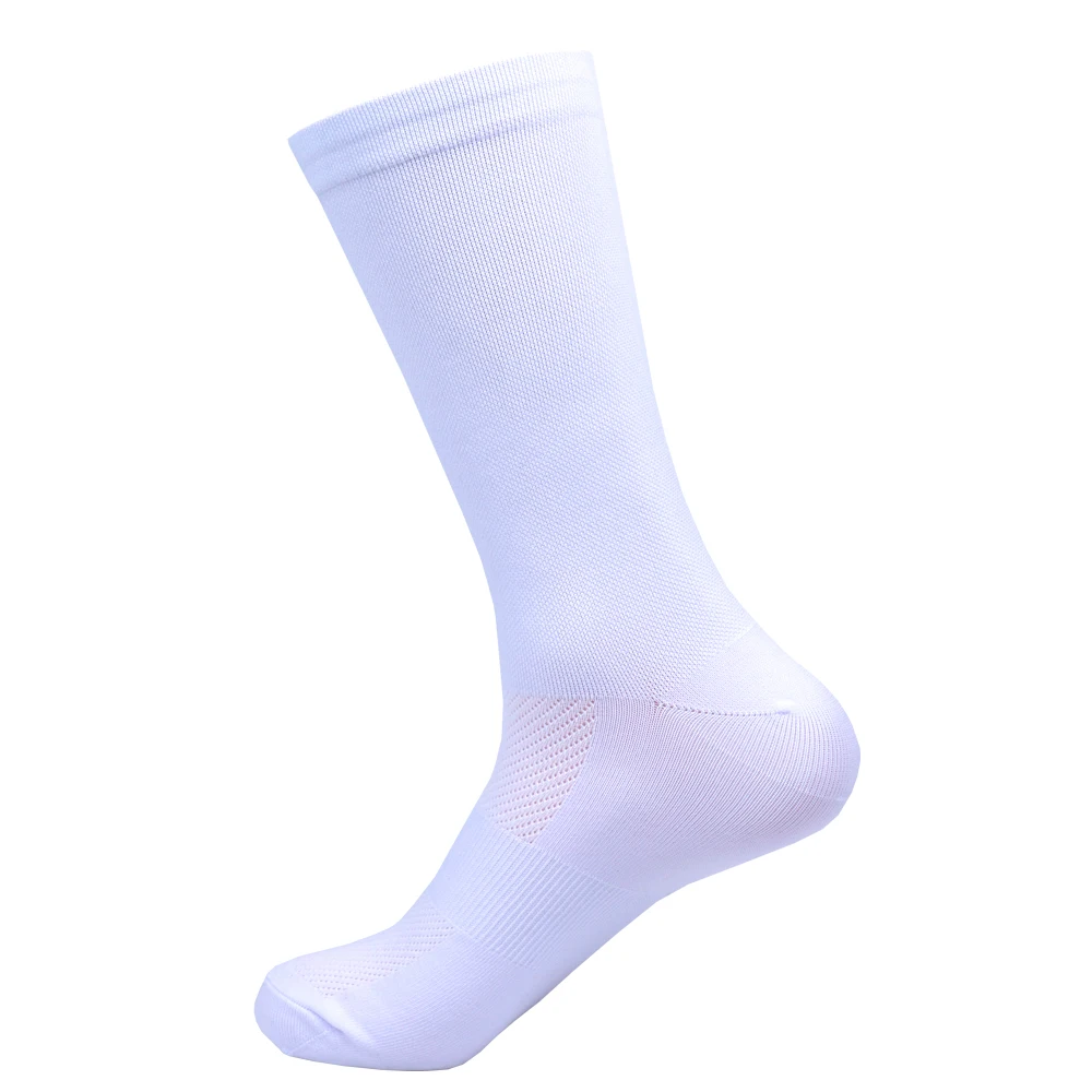 Neue Weiße UAE 2027 FDJ Radsportsocken Rutschfeste Fußballsocken Gepolstert Atmungsaktiv Für Laufen Basketball Fahrrad Sportsocken – Detail 3