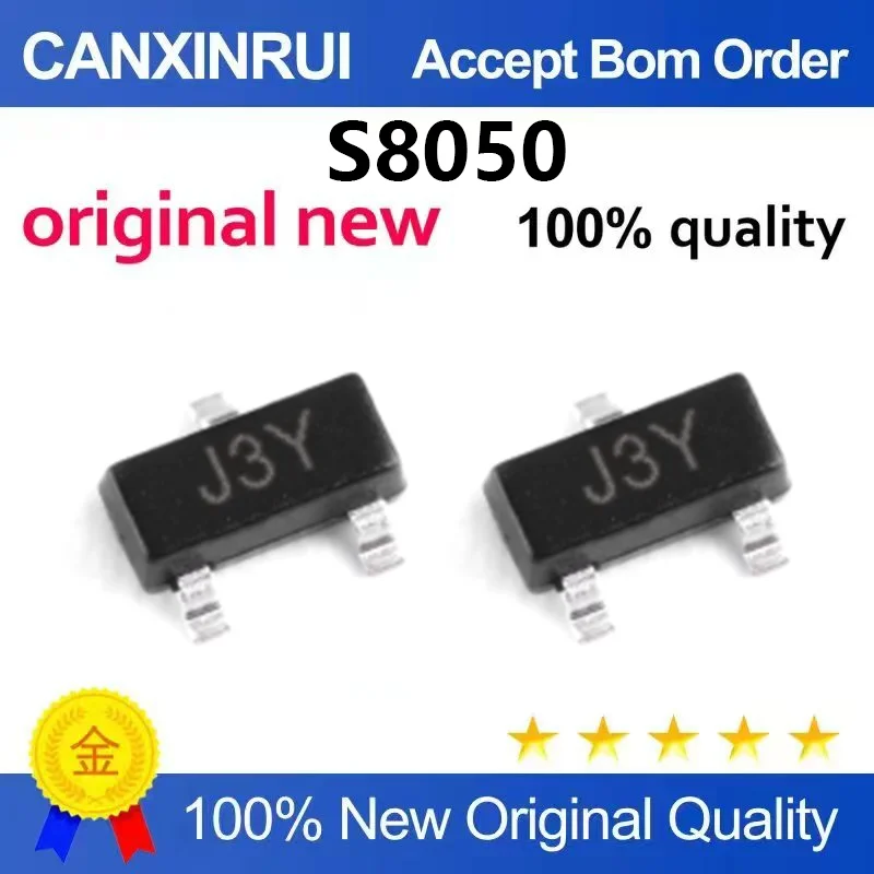 （5pcs-100pcs）New S8050 8050 NPN low-power transistor