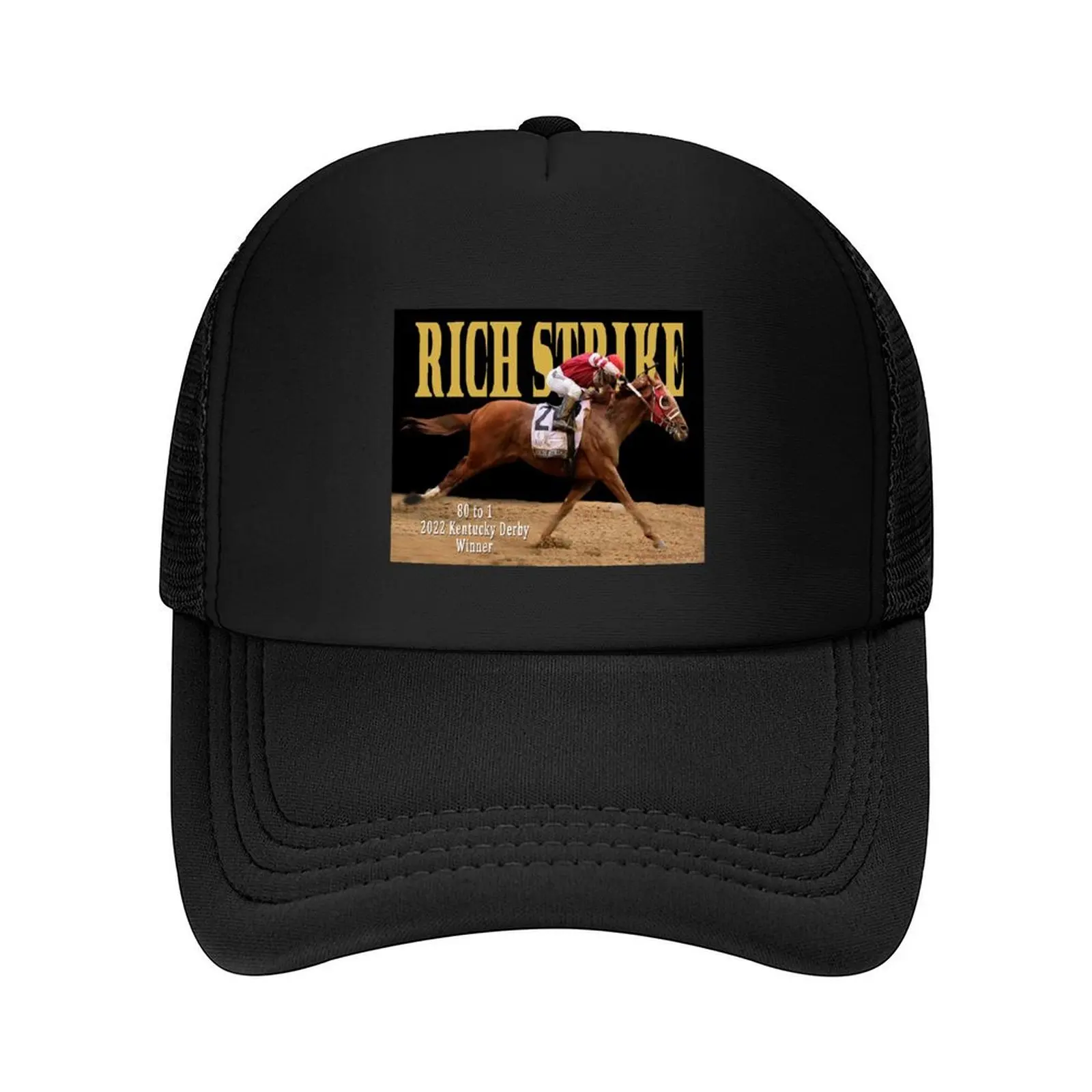

Rich Strike - 80 to 1 Winner 2022 Kentucky Derby Baseball Cap Visor Beach fashionable Trucker Hats For Men Women's