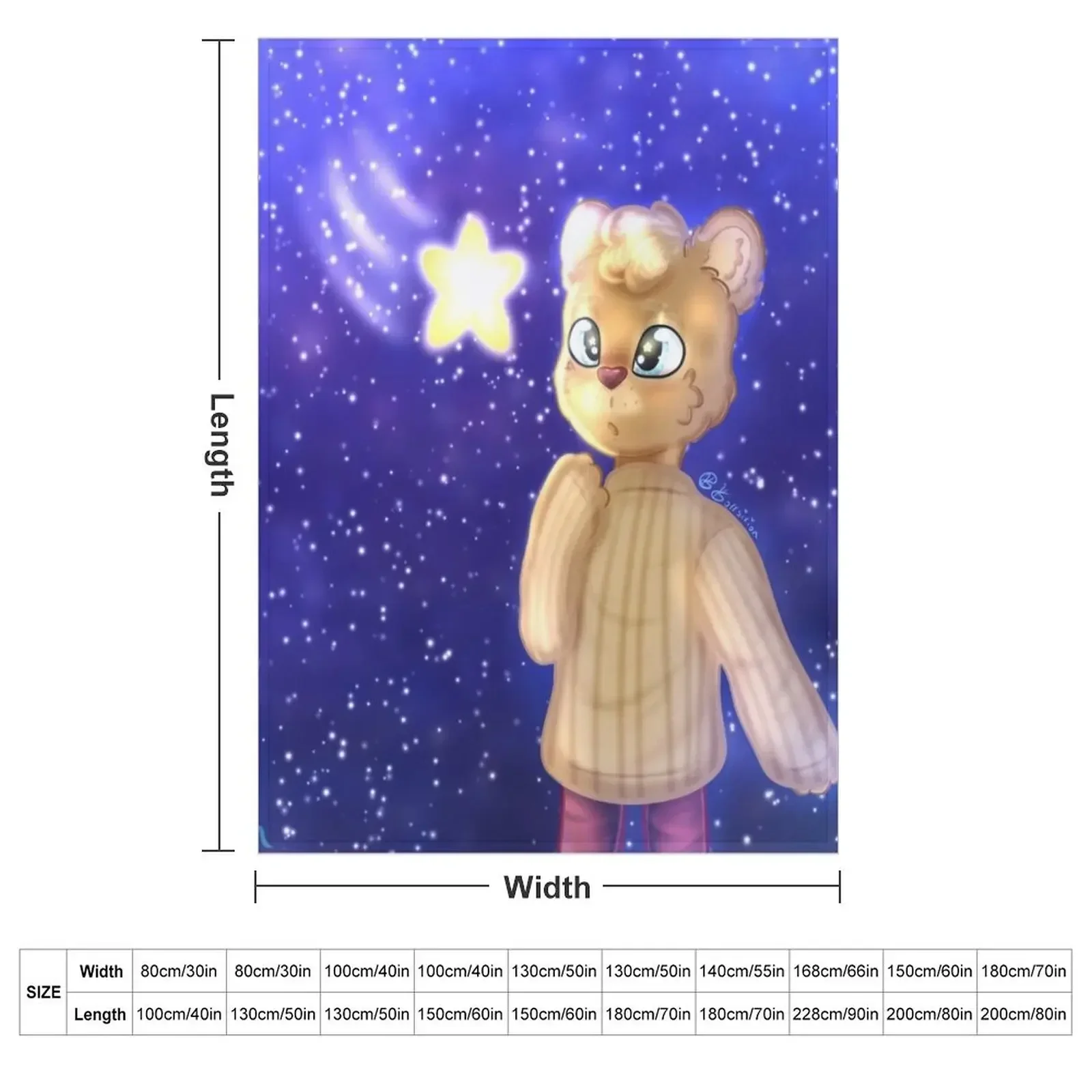 Ruben-Wish Upon A Star Throw Blanket Fashion Sofas Luxury St Custom Plaid Bed covers Moving Blankets