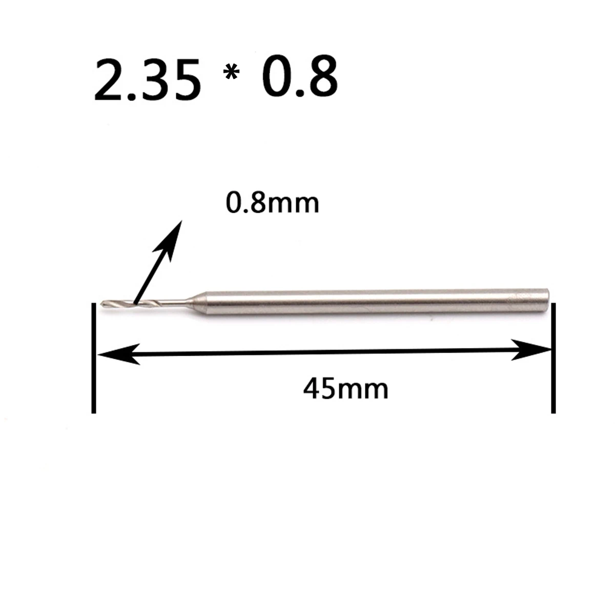 1 Buah 2.35Mm Shank 0.6-2Mm Tungsten Carbide Burr Rotary Files Alat Engraving Olive Amber Carving Knife End Mill Alat Woodworking