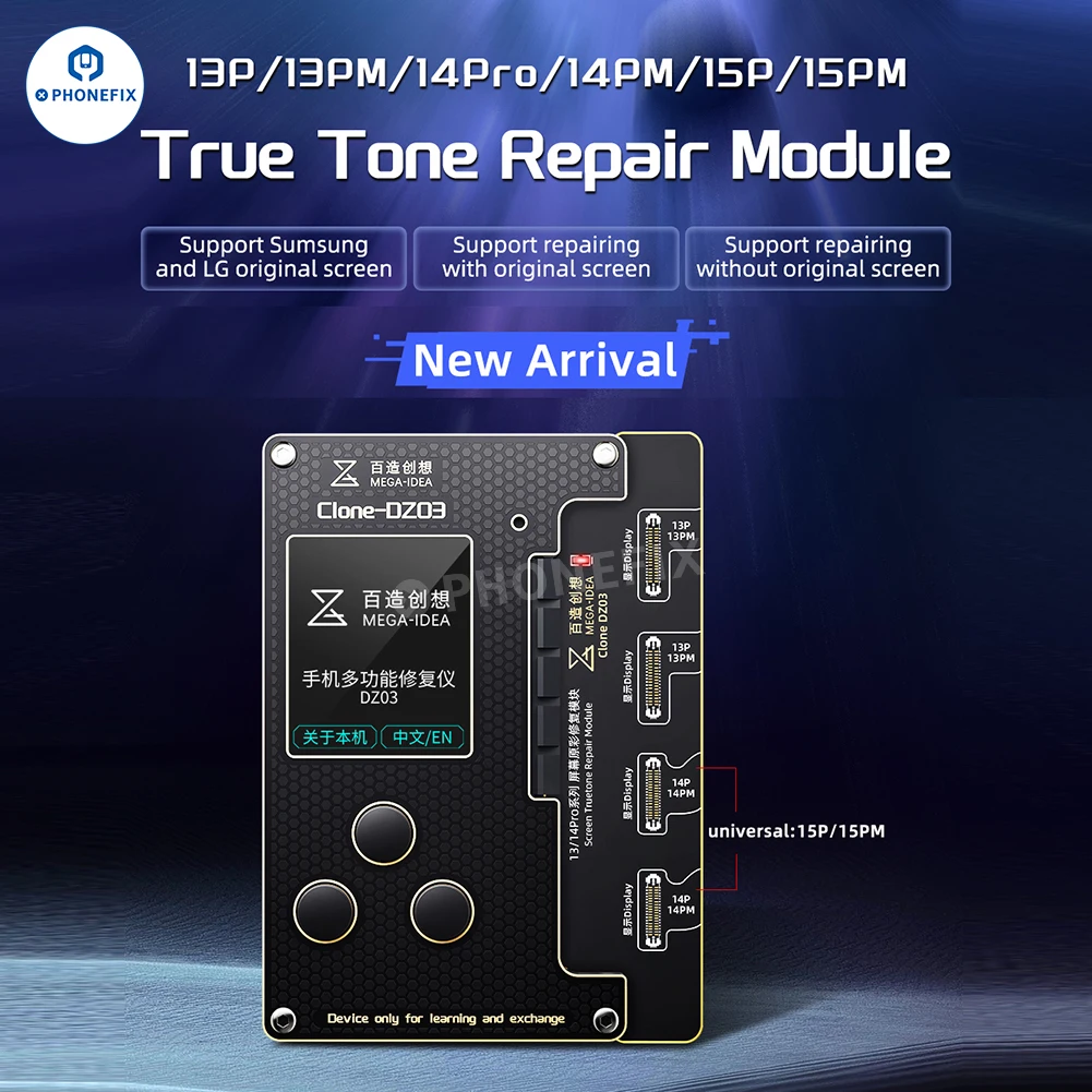 Imagem -03 - Qianli Clone Dz03 Face id Bateria True Tone Restaurar Programador para Iphone X15pro Max Tela Bateria Dot Projetor Reparação de Câmera