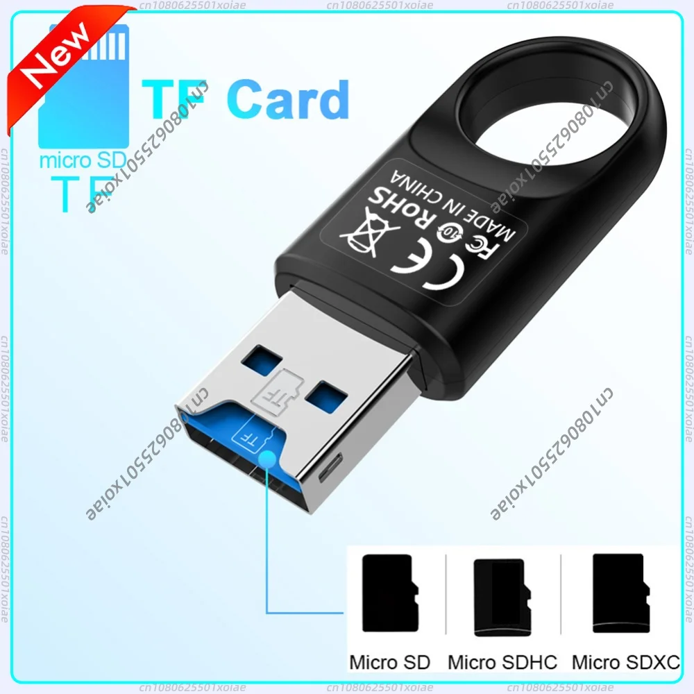 Mini USB 3.0 Memory Card Reader Adapter Portable High Speed TF Card Memory Card Reader For TF SD PC Laptop Desktop Computer