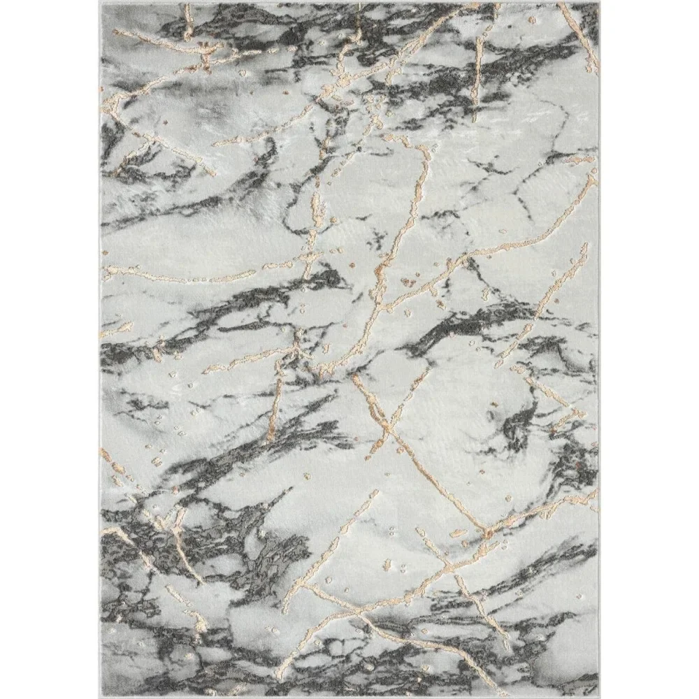 9x12 Marble Abstract Area Rug