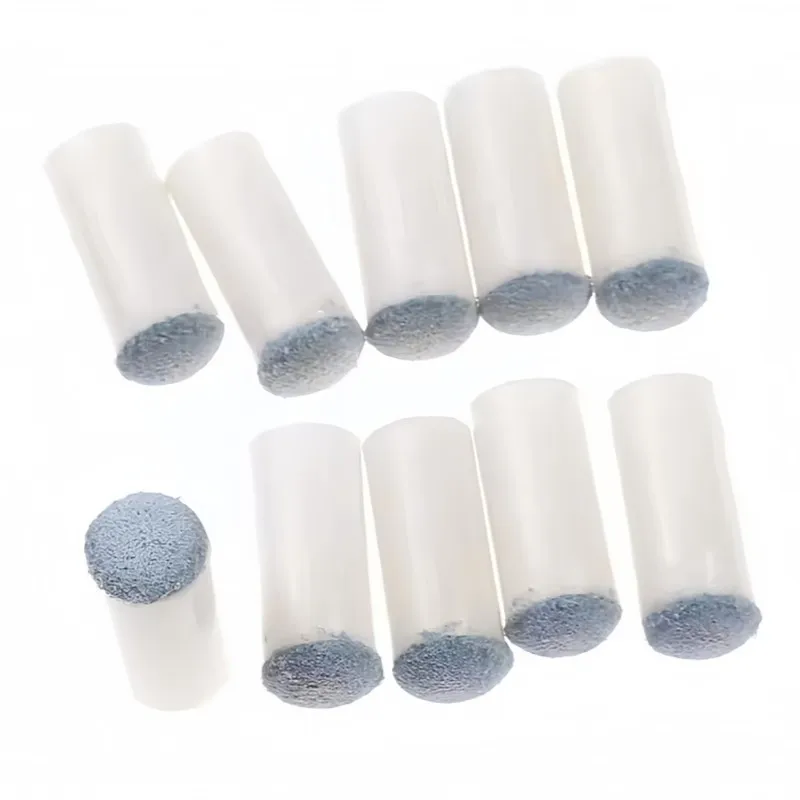 8pcs Pool Cue Tips Standard Cylindrical Shape for Billiards Sports and Daily Practice Practical Billiard Accessories