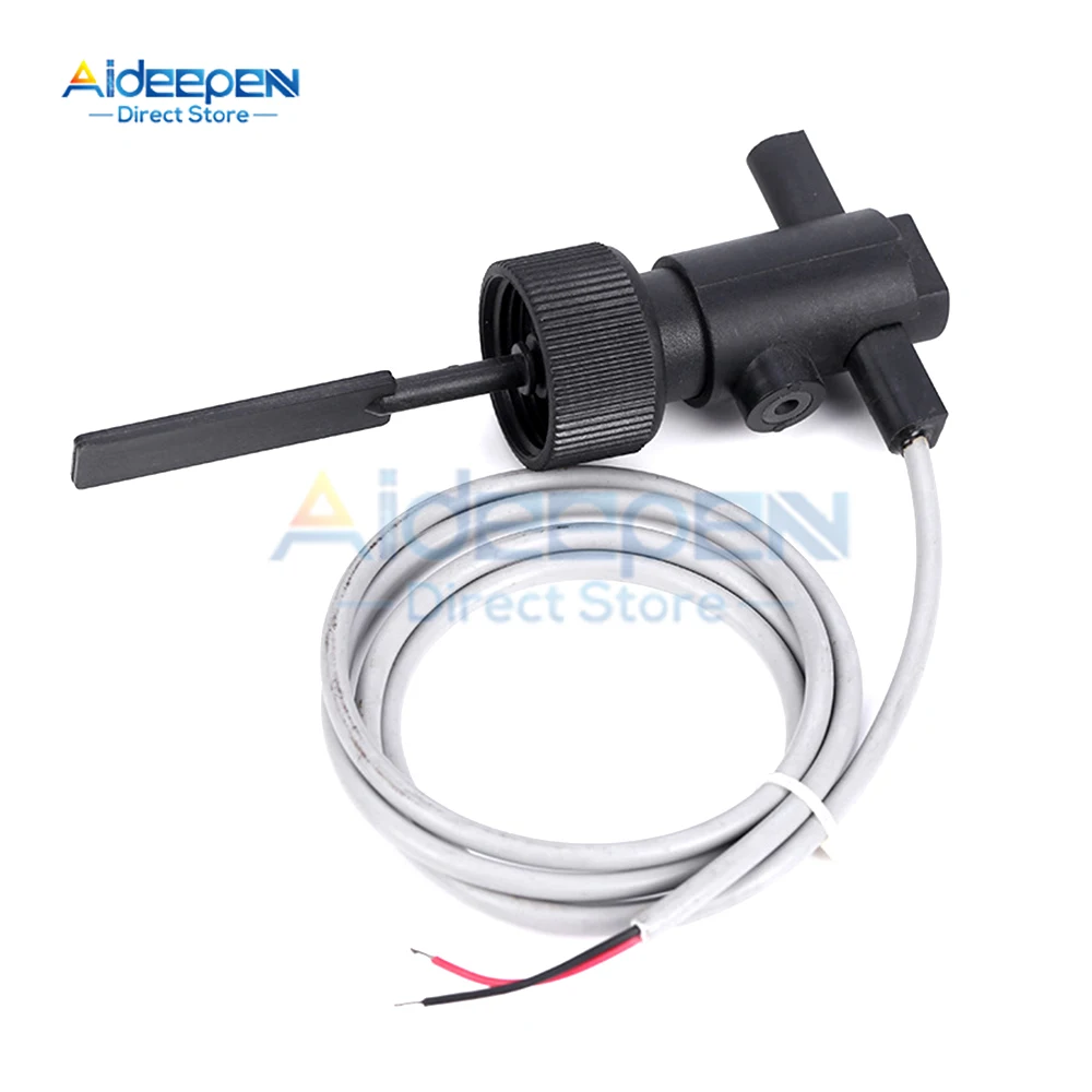 FS-10 Water Paddle Flow Switch Female Thread Connecting Flow Sensor 1L/min Flowmeter for Heat Pump Water Heater Air Conditioner