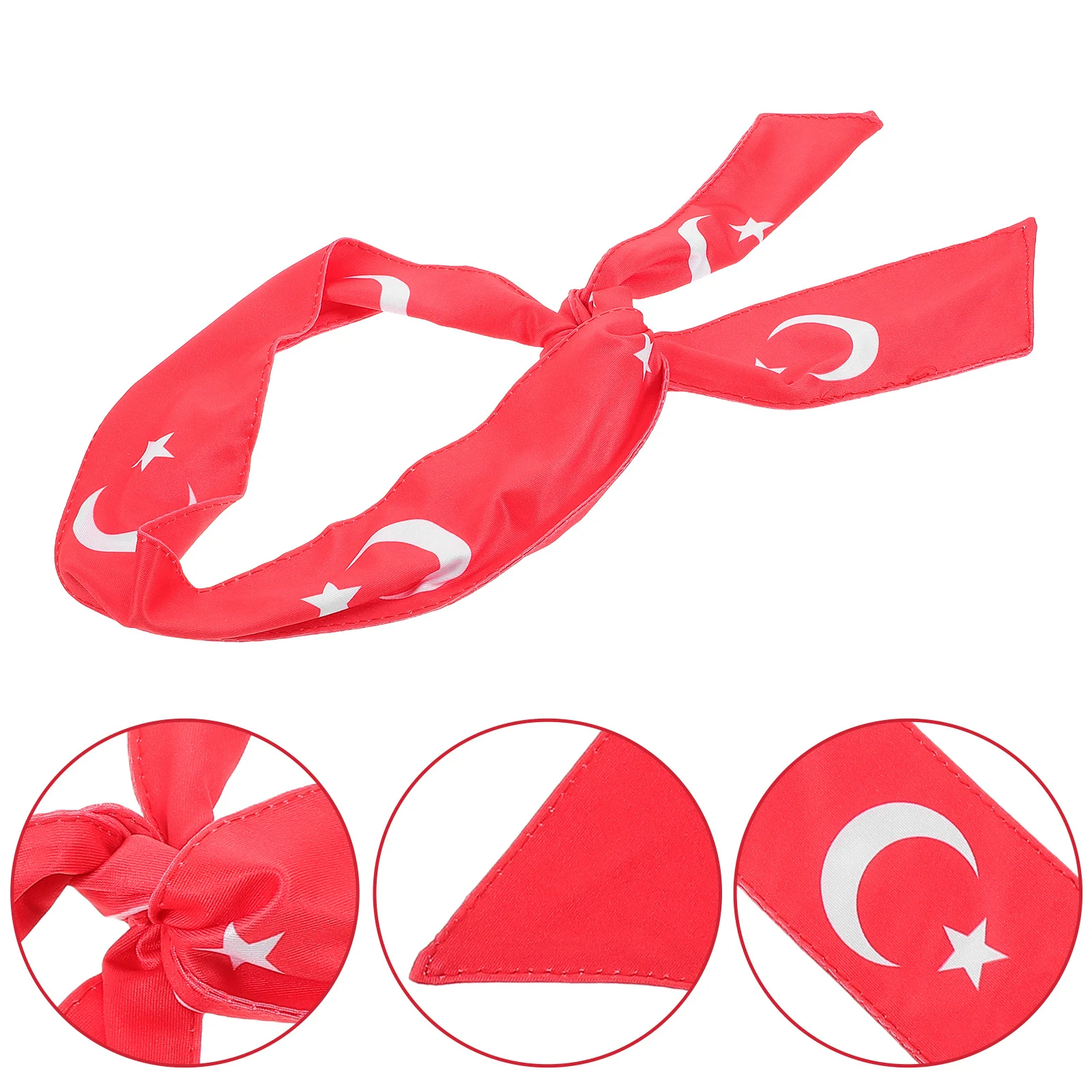 

Turkish Flag Athletic Headband For Men Women Non Slip Sweat Wicking Running Yoga Sports Head Tie Soft Elastic Hairband