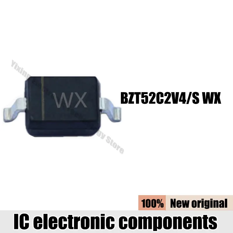 1-3000PCS NEW BZT52C2V4/S WX SOD-323 IC