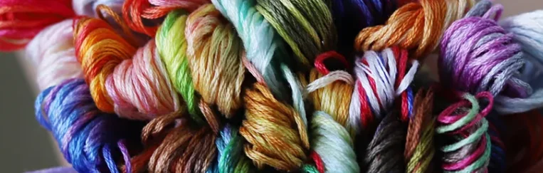 Egyptian Cotton Embroidery Floss, Cross Stitch Thread, Cross Stitch Thread, 41 Variegated Colors, 8 m Per Skein