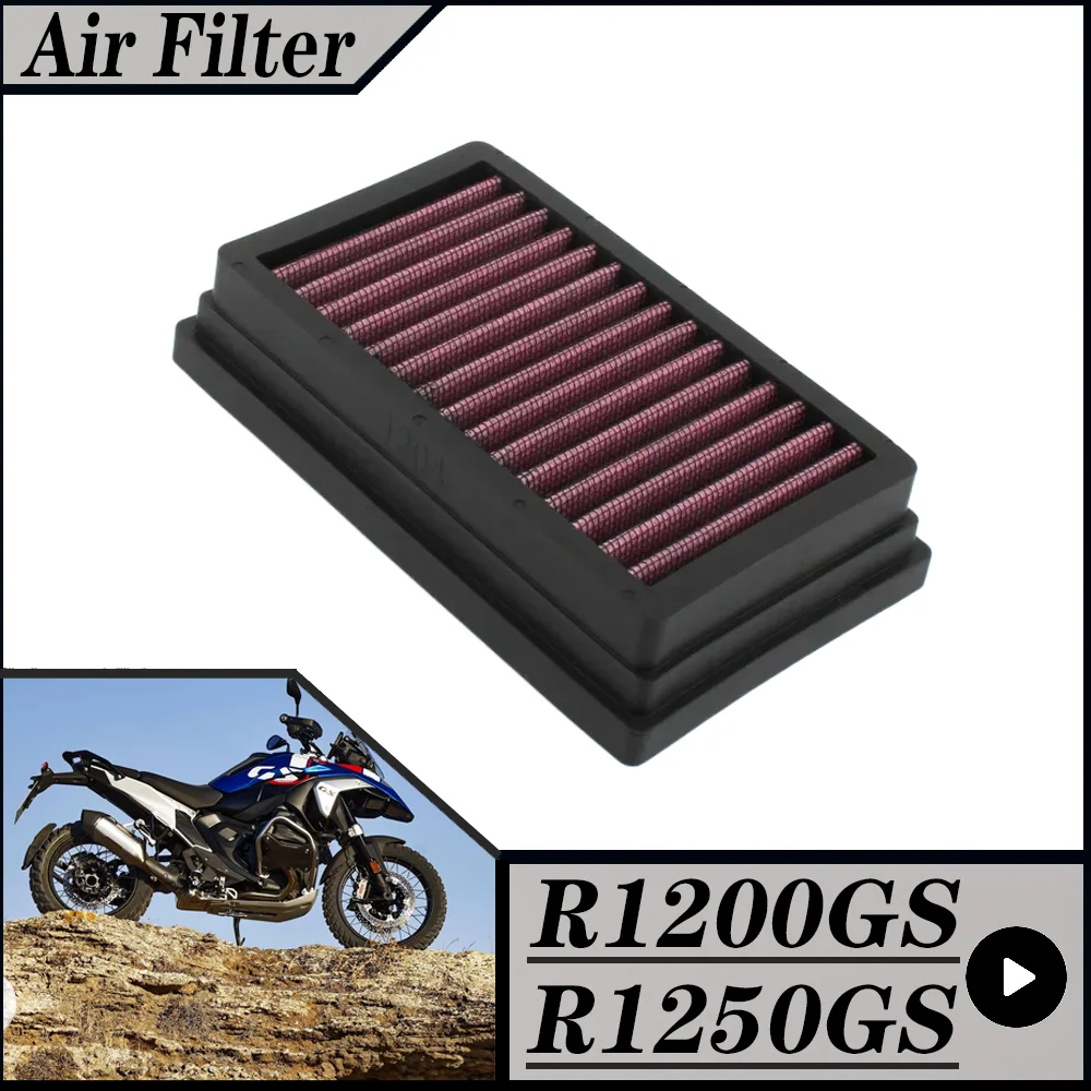 FOR BMW R1200GS ADVENTURE 2018-2023 1170 R1250GS ADVENTURE 1254 2019-2025 Motorcycle High Flow Air Filter Intake Cleaner