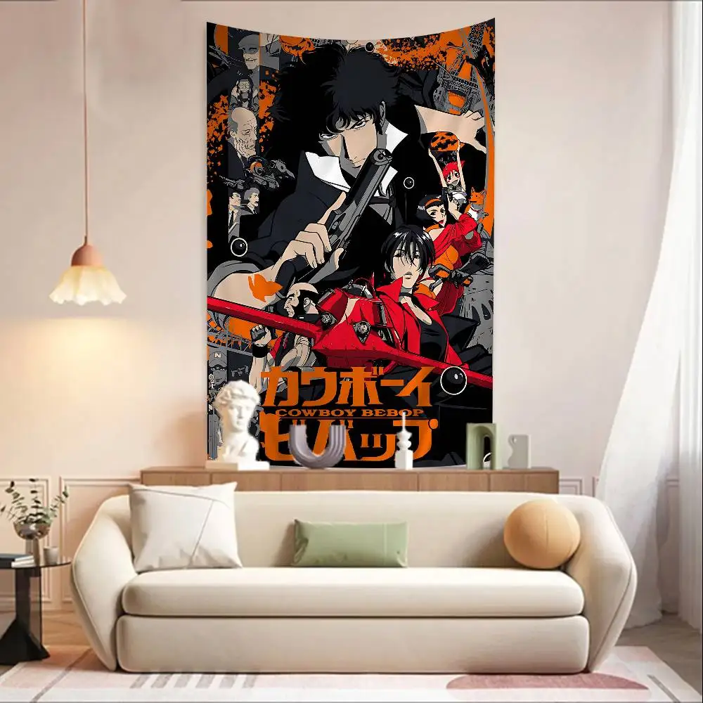 1 قطعة أنيمي C-كاوبوي B-bebopS معلقة البوهيمي نسيج رخيصة الهبي الجدار الشنق البوهيمي جدار المفروشات ماندالا الجدار الشنق #2
