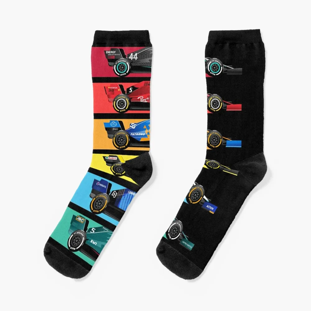 Formula Racing Cars 2023 Socks sports socks men womens socks Men gift