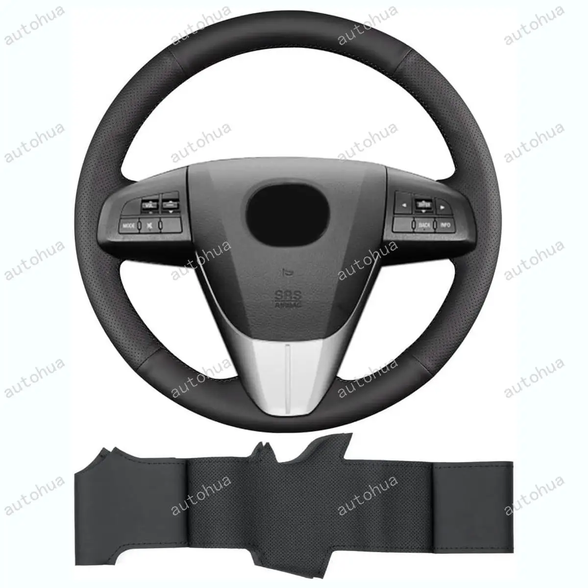 

Steering Wheel Coverfor Mazda 5 2011 2013/Mazda 3 MPS 2010 2012 2013/Mazda 3 3 Sedan 2010 2012/Mazda 6 2011/Mazda CX-7 3 2010