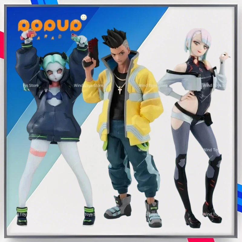 

Оригинальная фигурка Good Smile Pop Up Parade Cyberpunk Edgerunners Rebecca David Lucy, аниме-модель 17 см, Рождественский подарок