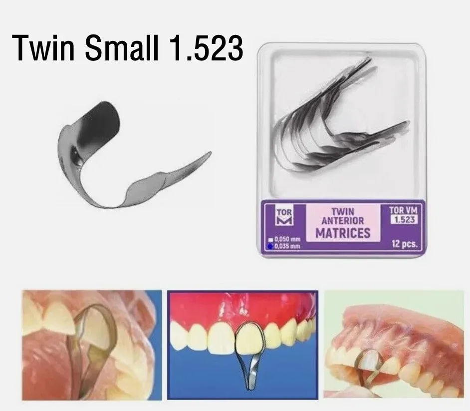 

Dental Anterior Matrices Matrix Bands Twin Proximal Anterior Strips Band Ring Wedges Holder Restoration Material