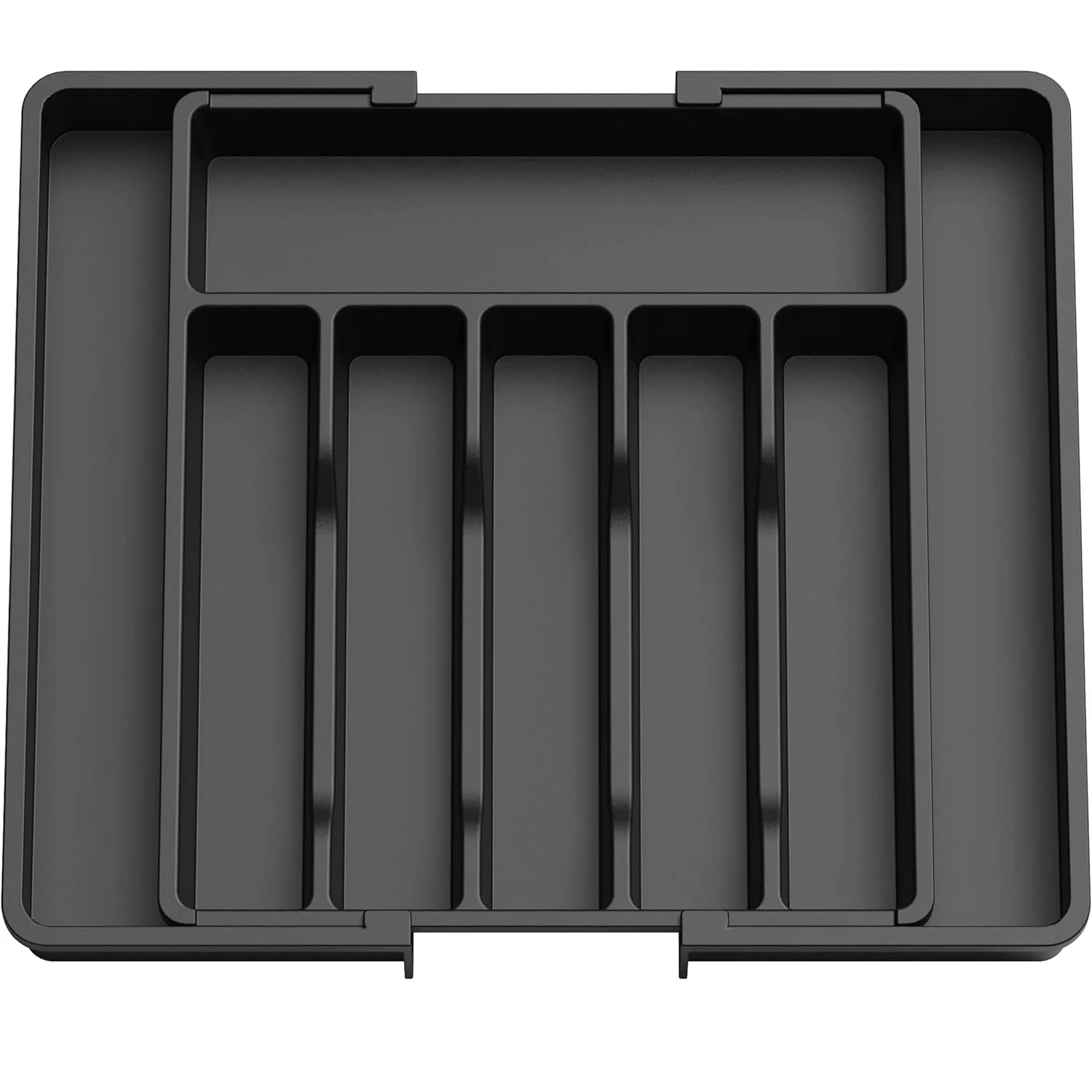 

Cutlery Organizer, Extendable Cutlery Tray for Kitchenware Drawer, Adjustable Cutlery Organizer for Spoons Forks Knives, Large