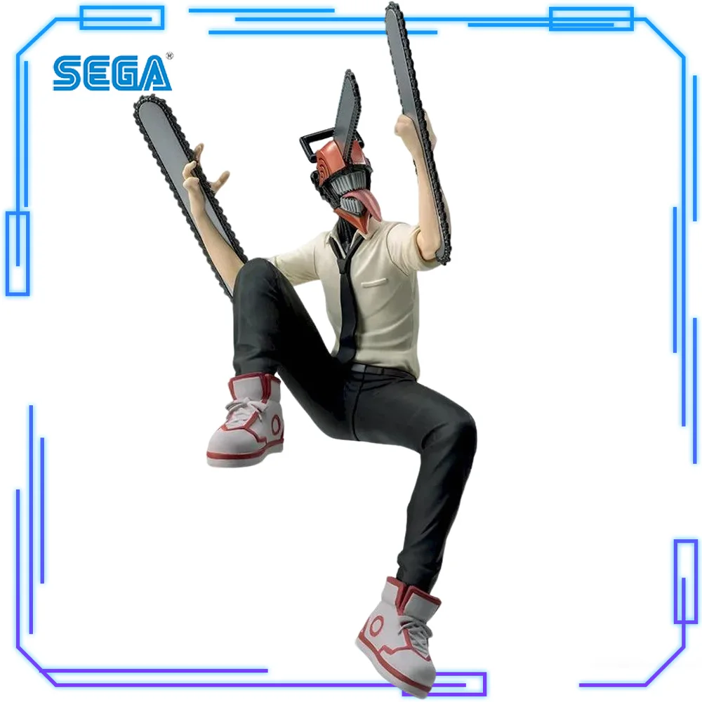 

In Stock SEGA Original Genuine PM Chokonose Figure Anime Chainsaw Man Denji 14cm Noodle Stopper Model Toys Premium Figure Gift
