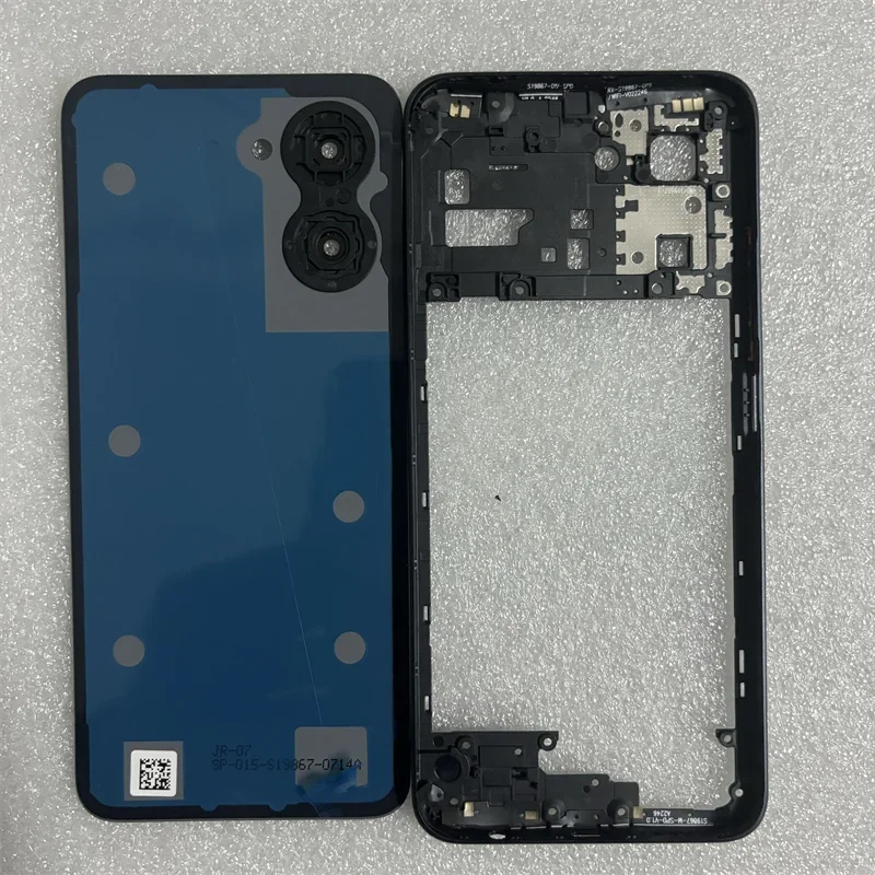 Full Housing For OPPO Realme C33 RMX3624 Middle Frame Cover Battery Back Cover Rear Door Cover With Camera Lens Repair parts