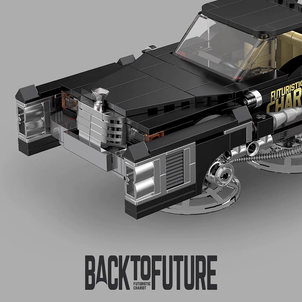 627個 タイムトラベルカー バック・トゥ・ザ・フューチャー ビルディングブロック SF映画モデル 収納ボックス付き STEM教育玩具 大人 子供用