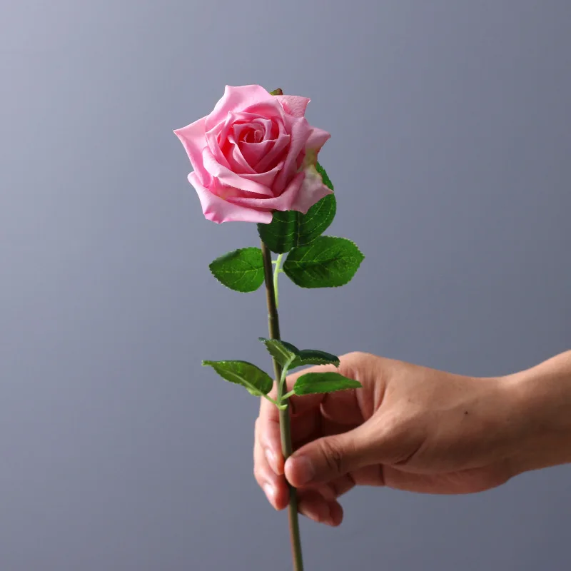 

5 шт. искусственных роз из латекса с эффектом увлажнения, для декора дома, свадебных композиций, букетов своими руками, реквизита для фотосъемки