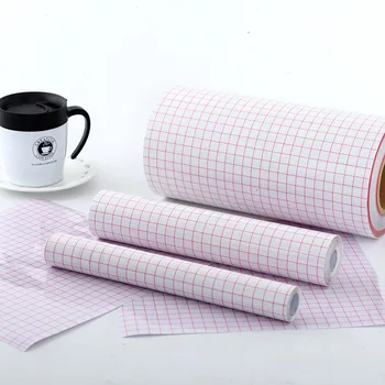Horizontal Vinyl Transfer Paper Tape Roll Alignment Grid Application Tape for Silhouette Cameo Cricut Adhesive Vinyl for Decor