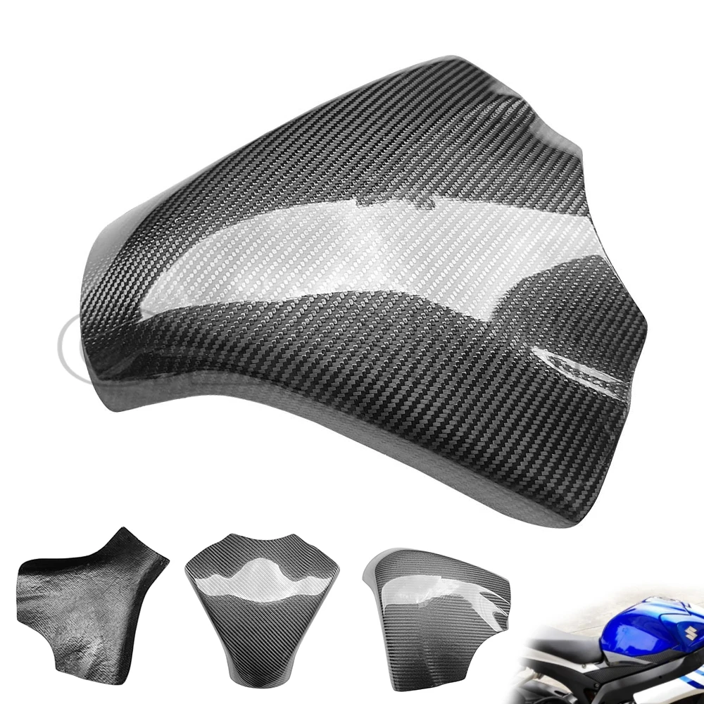 

fit For Suzuki GSXR 600 750 GSXR600 GSXR750 2008-2010 2009 K8 Motorcycle Real Carbon fibre Decal Fuel Tank Shelter protect Cover