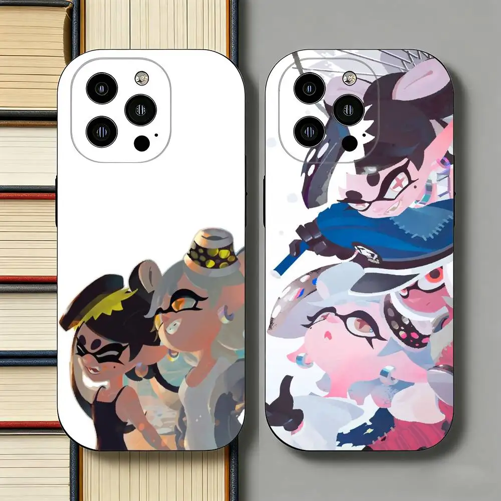 

Game S-Splatoon Phone Case for iPhone 17 Air 16 Pro Max 16e 15 Plus 14 13 Mini 12 11 Back Cover