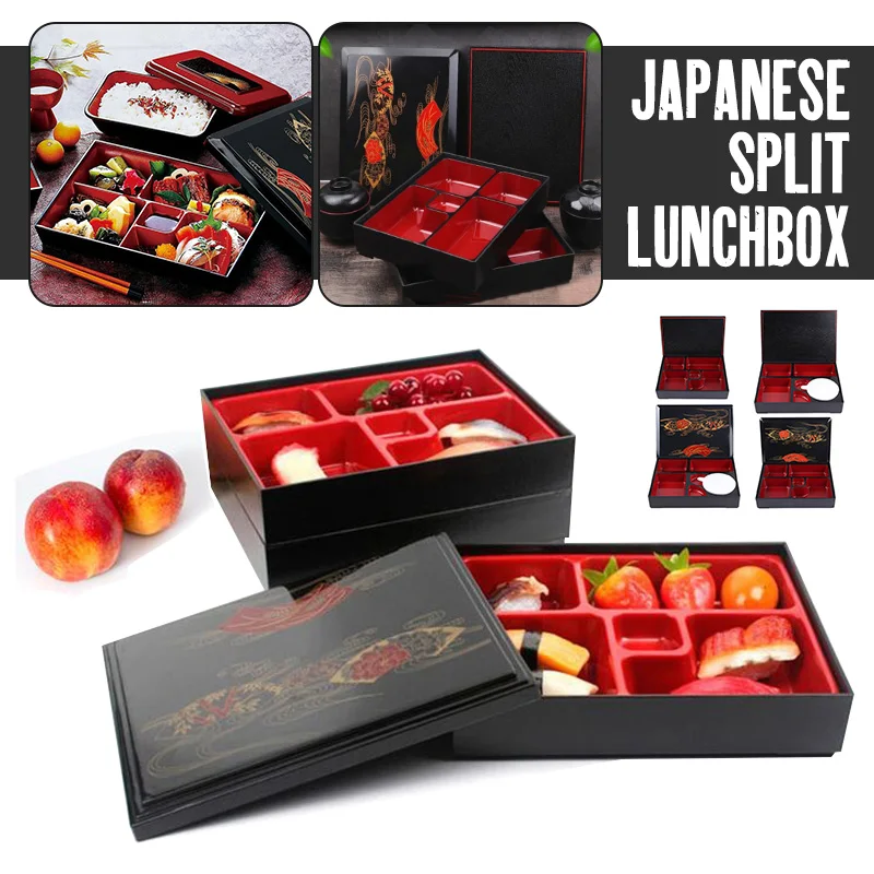 

Japanese Lunch Boxes Meal Prep Containers Eel Rice Sushi Catering Snack Food Storage Container Cuisine Restaurant Bento Box