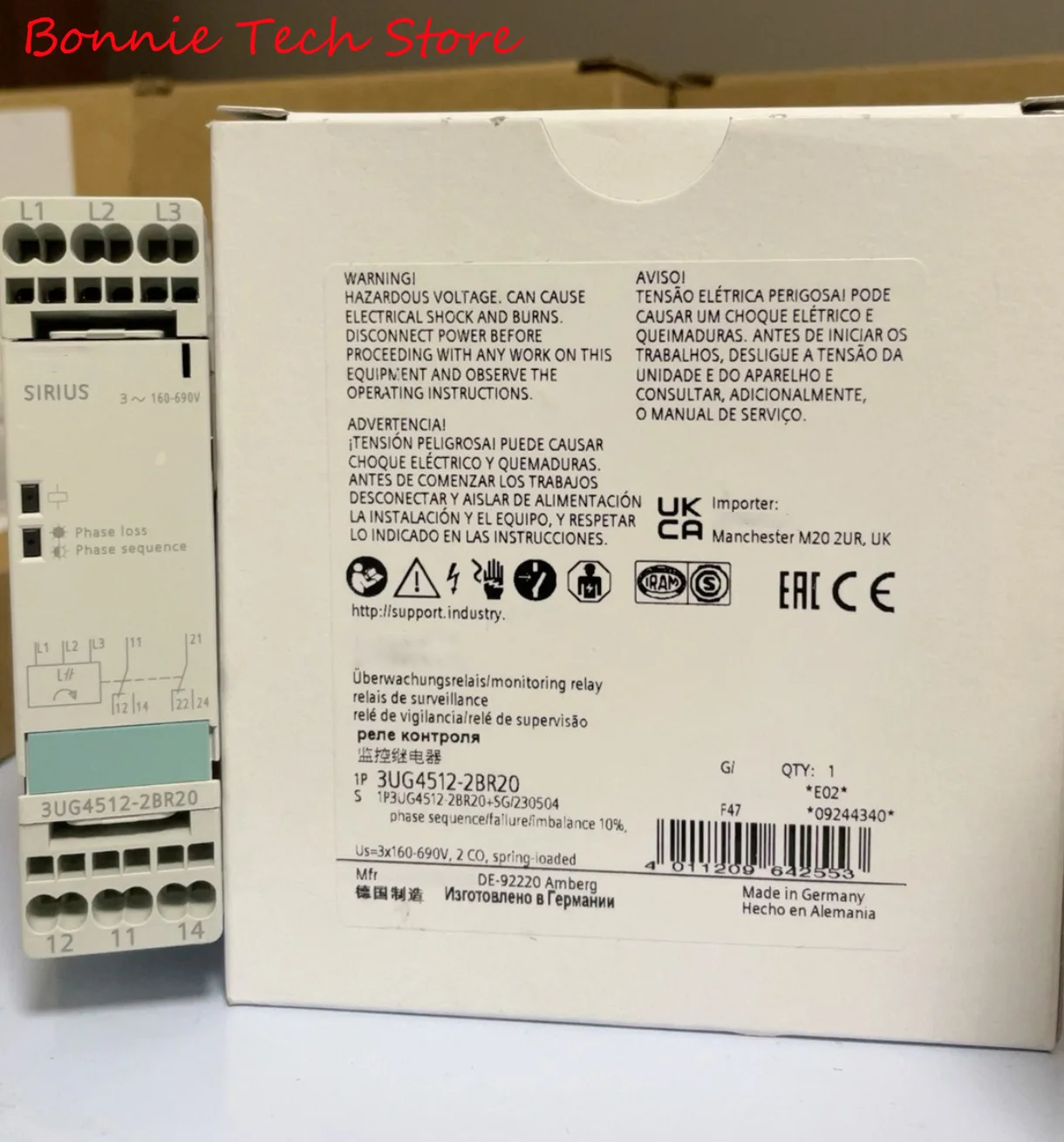 

3UG4512-2BR20 for Siemens Analog Monitoring Relay