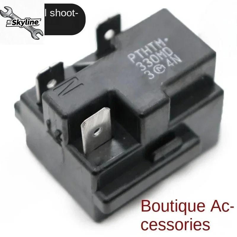 Compressor PTC Starter Applicable for Midea Refrigerator PTHTM330MD Overload Thermal Protection 3-pin