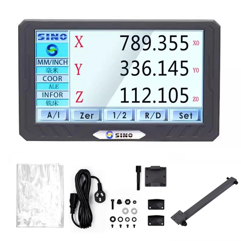 Screen Digital Readout Display  1 2 3 4 Axis LCD  SDS3-1 SDS2MS SDS3MS SDS6-2V SDS6-3V SDS2-3VA SDS200 SDS200S SDS5-4VA