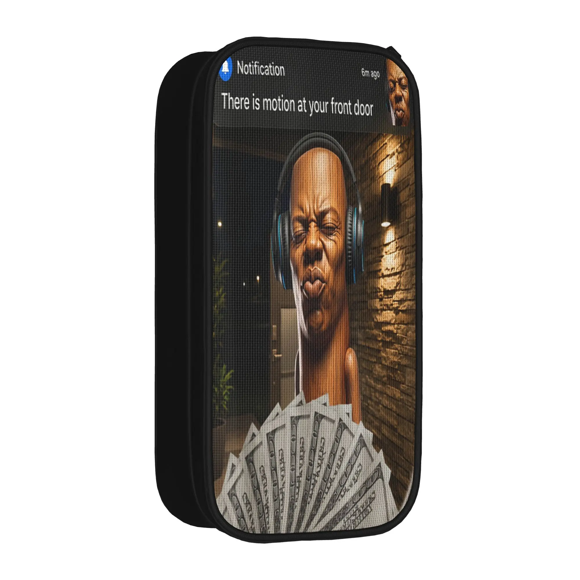 Tung Tung There is Motion At Your Front Door Tung Sahur Meme Pencil Case School Pencil Cases Pencil Pouch School Supplies