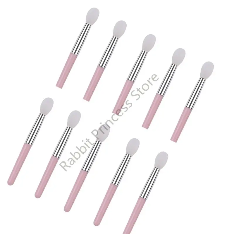 مجموعة فرش الشفاه السيليكون الآمنة BX0F مكونة من 10 أدوات تطبيق خالية من التلطخ 10 قطع