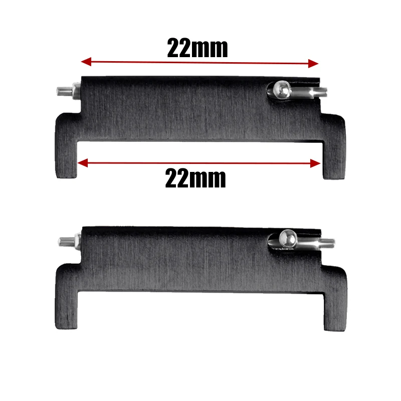 1 Paar Metalladapter für Armbänder, 18 mm auf 20/22 mm, 20 mm auf 18/20/22 mm, 22 mm auf 18/22 mm, Schnellverschluss-Steckverbinder, Uhrenarmband-Zubehör