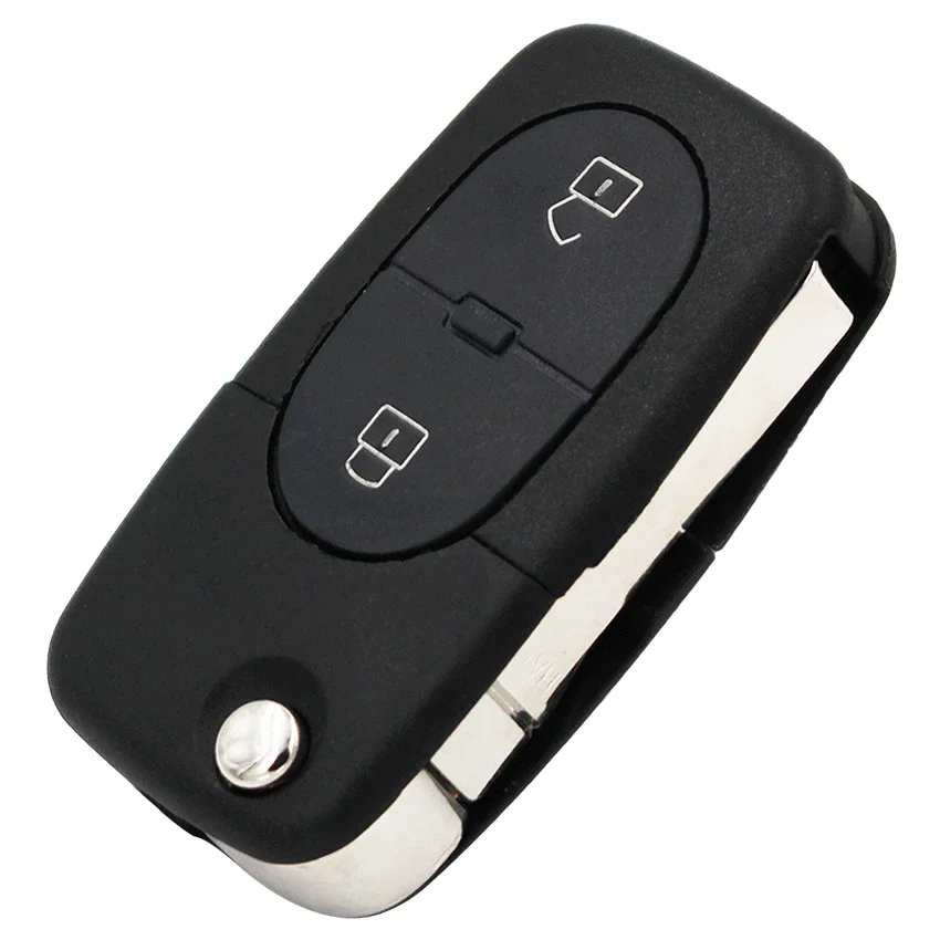 Flip Remote Key Fob 1J0 959 753 A 2 BUTTON 433Mhz with ID48 Chip for Volkswagen Bora Golf Beetle Polo Passat Seat Skoda