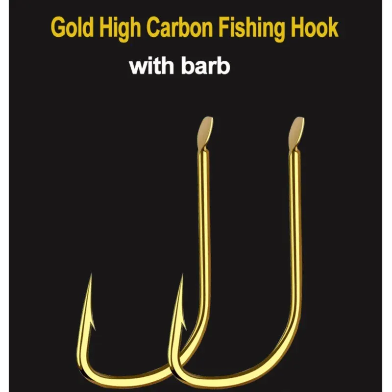 Único Círculo Fishing Hooks Set, aço de alto carbono, Fly Fishing Jip, farpado Carpa Ganchos, Sea Tackle Pesca, 10pcs por lote