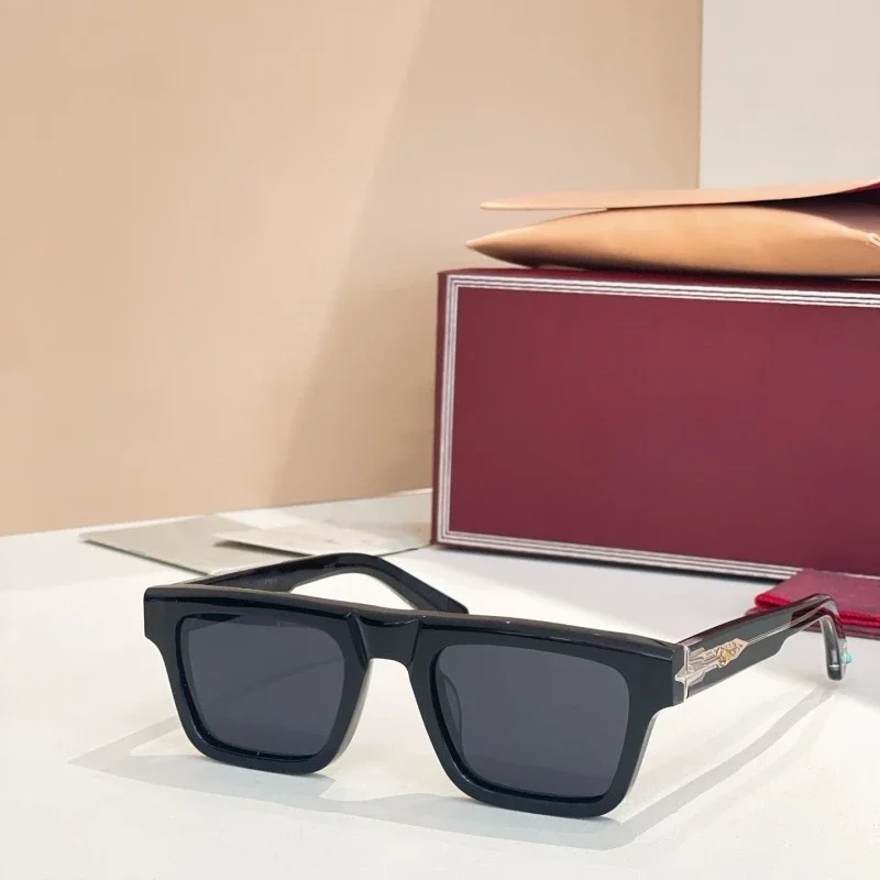

LARAMIE Sunglasses Thick Acetate Square Fashion Popular Women Sunglasses Men Vintage Retro Outdoor Eyewear Shades High Quality