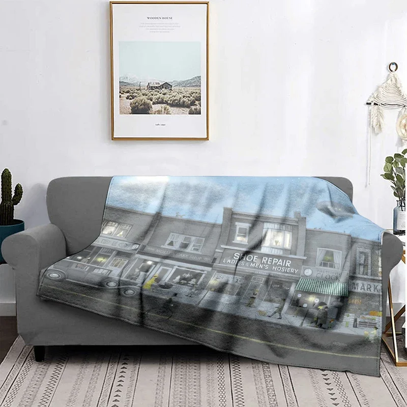 Home decoration plush Sofa blanket  Animal World Bedspread on the bed  fluffy soft blankets thick blanket for winte