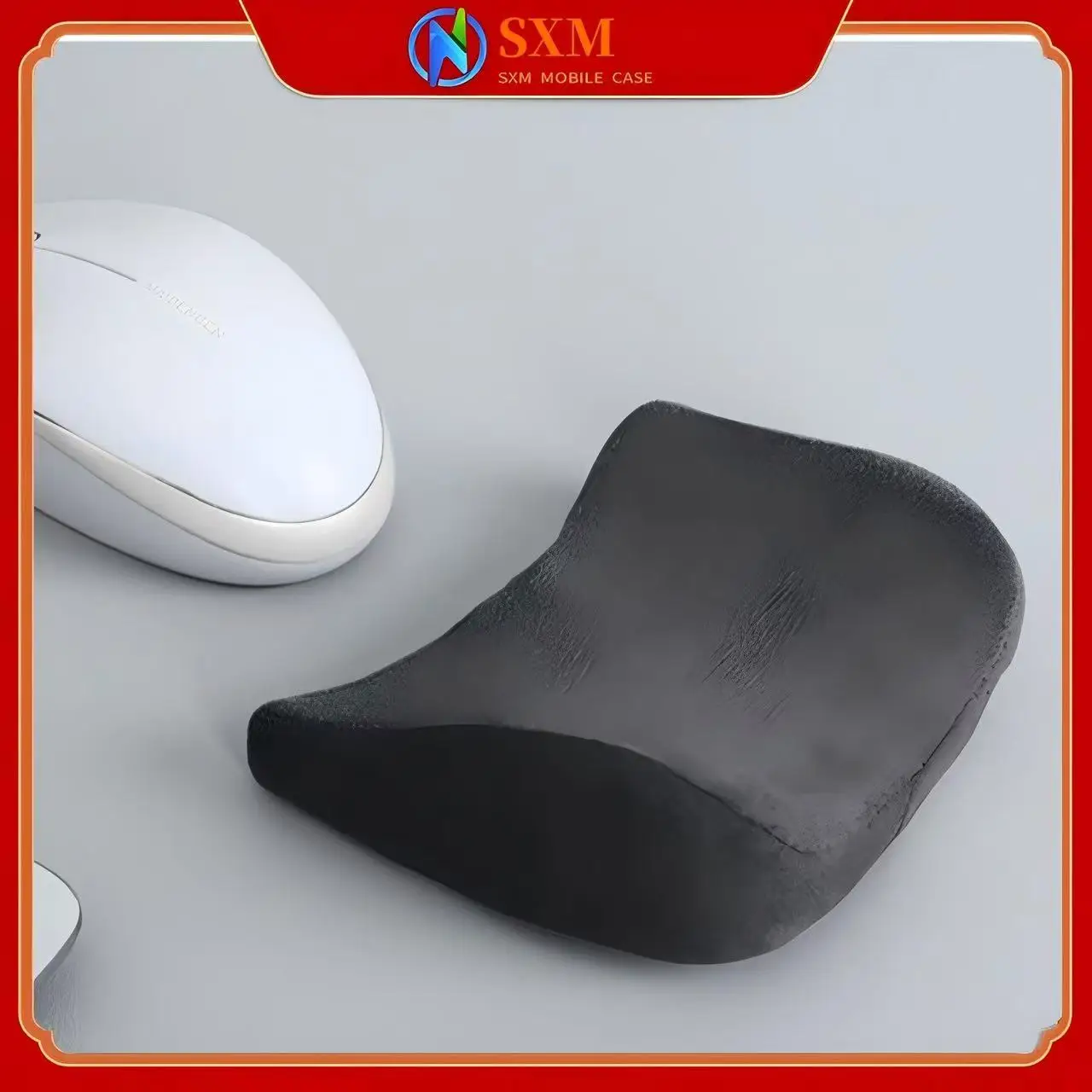 

Коврик для мыши, подставка для запястья, подставка для рук для клавиатуры, пена с эффектом памяти, эргономичная, нескользящая, креативная замшевая подушка на запястье.