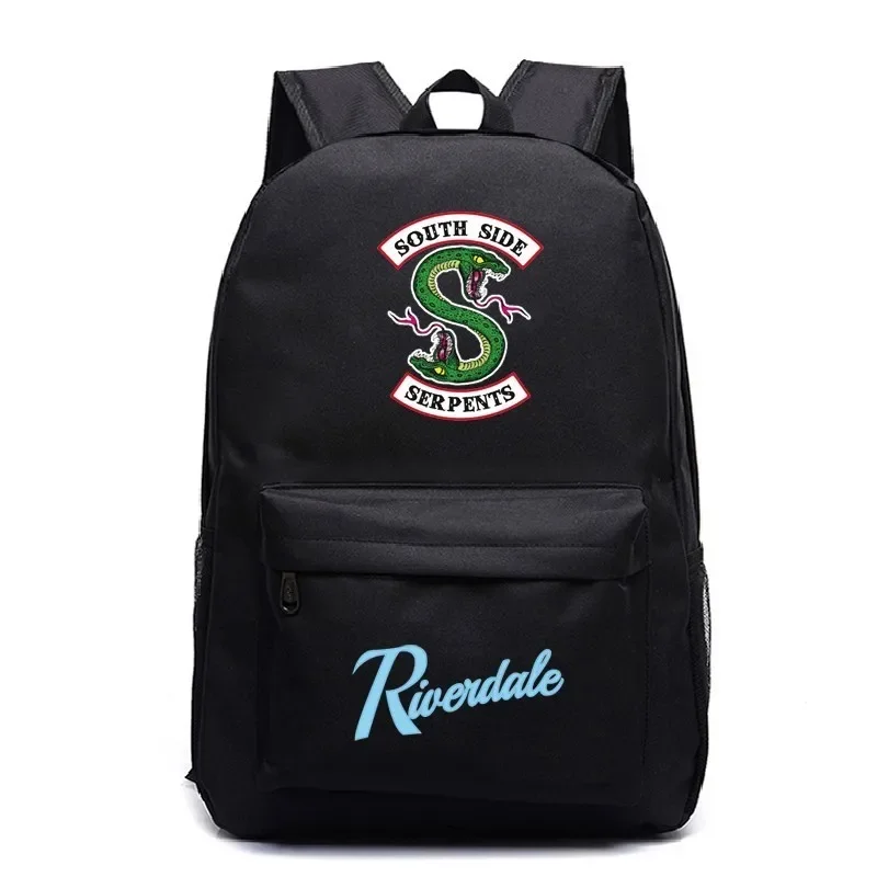 

New Riverdale Backpack South Side Serpents Schoolbag Mochila Kids Bookbag Laptop Travel Backpack Lightweight Boys Girls Rucksack
