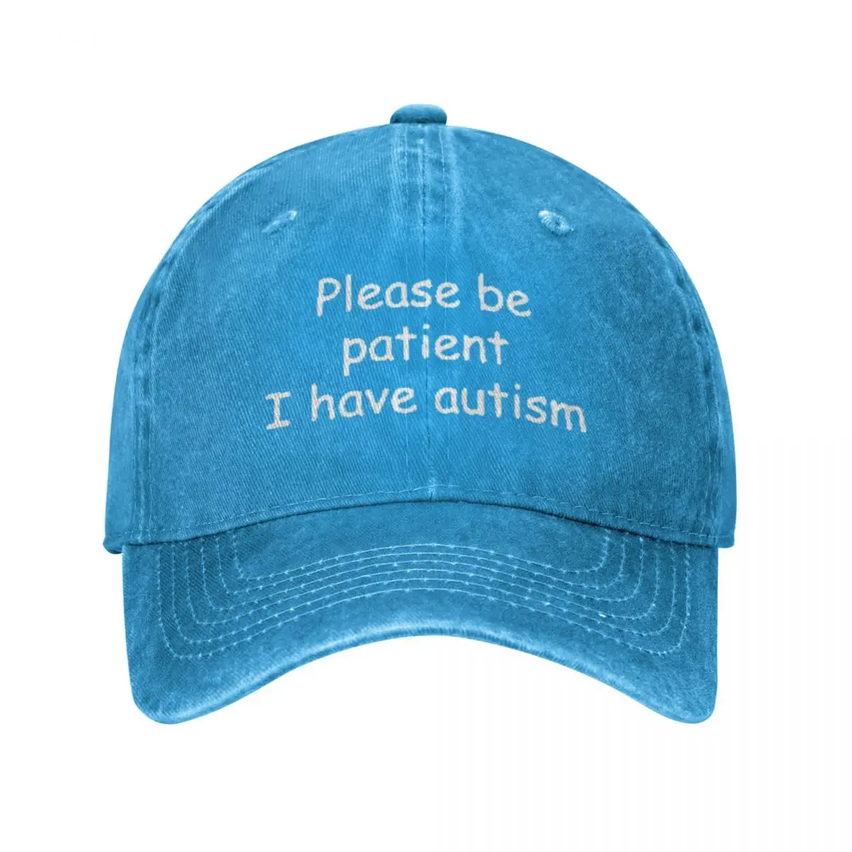 

Please Be Patient I Have Autism Cap Baseball Cap Sports Caps Cosplay Boy Child Hat Women'S