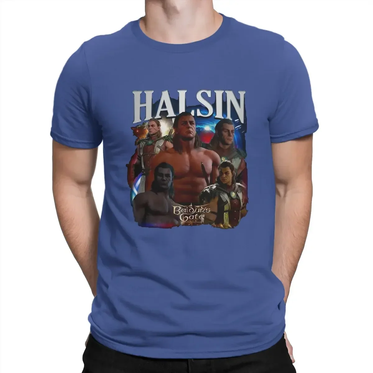 Cheavyweight streetwear anime   Halsin Halsin Special Shirt Astarion Gale Baldurs Gate 3 Casual T Shirt Summer T-shirt For Men