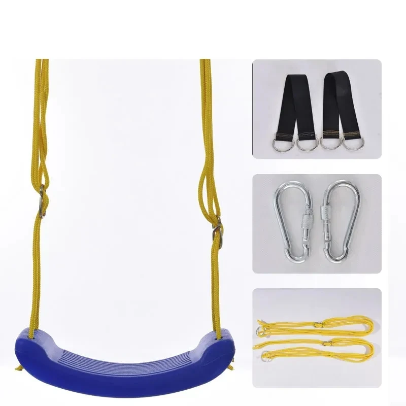 Small swing indoor outdoor courtyard for home seat swing hanging chair thickened seat plate single